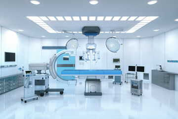 Poster - Surgery room interior with amenities