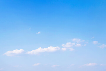 Wall Mural - blue sky with clouds many beautiful white