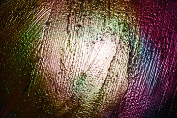 Aufkleber - Beautiful abstract surreal brush smear light pastel dark magic. Background pattern for design. Macro photography view.