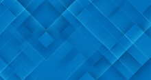 Abstract Blue Square Grid With Futuristic Technology Digital Hi Tech Concept Background
