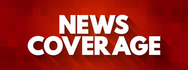 Poster - news coverage text quote, concept background