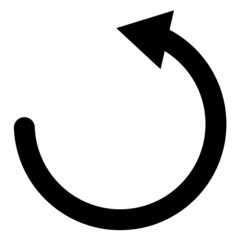 Poster - Rotating arrow icon. Refresh. Vectors.