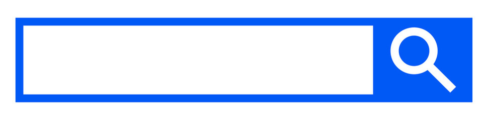 Poster - search bar and magnifying glass. internet search, web search. copy space box. vector.