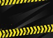 abstract background black and yellow grunge stripes. Industrial warning background, warn caution, construction, safety