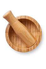 Traditional Wooden Mortar And Pestle