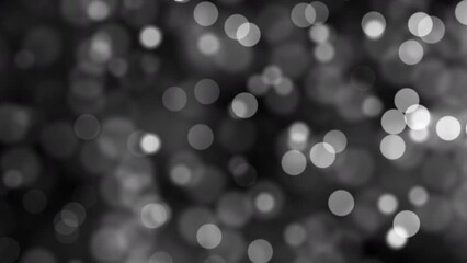 black bokeh abstract circles background