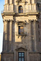 exterior of the cathedral of Malaga