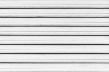 Wall Mural - White Corrugated wood background and texture surface or wood shutter window