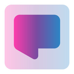 chat gradient icon