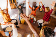 © Westend61 - Cheerful friends in music therapy