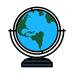 Sticker - Globe Icon