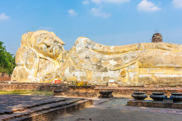 Wall Mural - Laying Buddha of Ayutthaya, Thailand