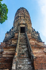 Wall Mural - Beautiful view of the Wat Chaiwattanaram Temple of Ayutthaya, Thailand