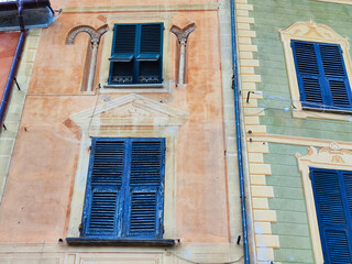 Wall Mural - Portofino pictoresque village Italy colorful buildings painted houses