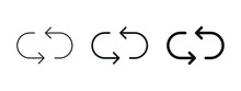 Refresh Icon, Repeat And Reload Arrow Symbol Convert Button	
