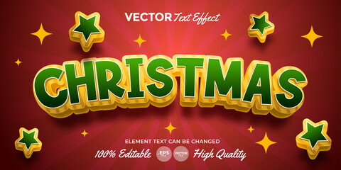 Sticker - Christmas Text Effect