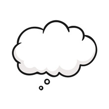 Comic Book Speech Empty Cloud Bubble. Sleeping Concept. Sleep Comic Bubble Zzz. Vector Stock.