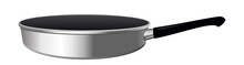 Realistic Frying Pan On White Background - Vector
