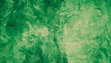 Abstract Texture Green Cement Concrete Wall Background