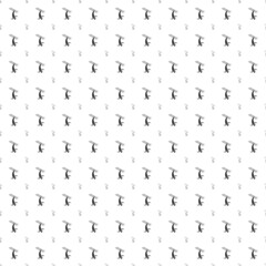 Poster - Square seamless background pattern from black freestyle skiing symbols are different sizes and opacity. The pattern is evenly filled. Vector illustration on white background