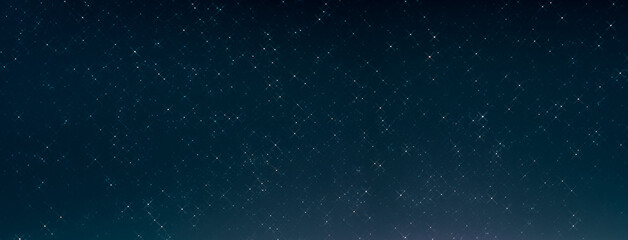Wall Mural - panorama of the starry sky