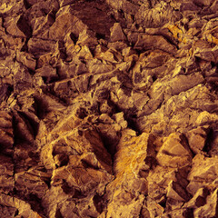Wall Mural - yellow orange red brown stone texture. mountains surface. close-up. сrushed stone background with sp