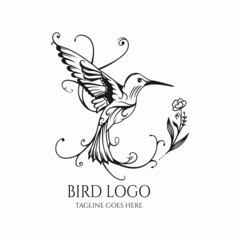 Poster - Bird logo svg