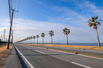 千葉県袖ヶ浦市の海岸