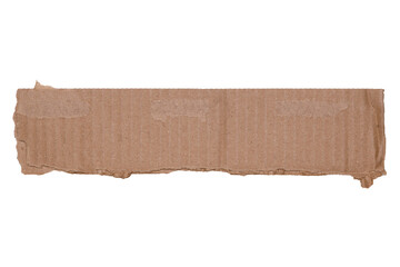 Poster - a piece of brown cardboard isolated on a white background