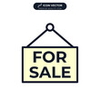 © keenan - For sale icon symbol template for graphic and web design collection logo vector illustration