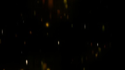 Wall Mural - 4k animation of falling confetti, sparkles
