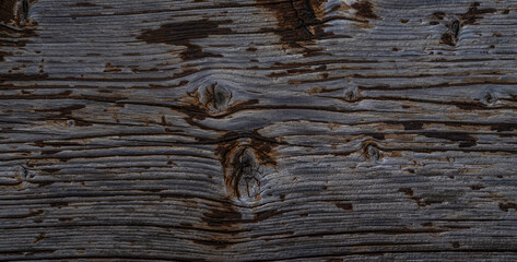 Old wood plank texture background. Grunge brown textured wooden background. The surface of the old wood texture. Abstract background, empty template.