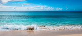 Beautiful beach in Sint Maarten, Lesser Antilles.