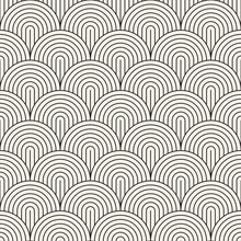 Vector Seamless Pattern. Repeating Geometric Elements. Stylish Background Design.