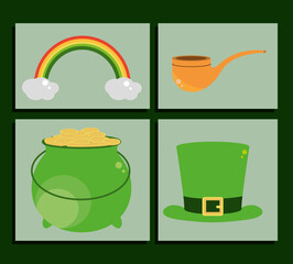 Sticker - st patricks day, icons