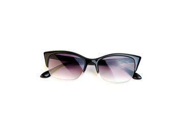 Wall Mural - two sunglasses on white background