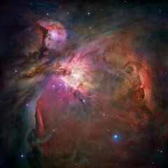 Wall Mural - esa/hubble: hubble's sharpest view of the orion nebula