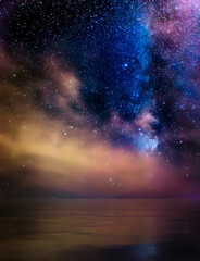 Wall Mural - sailing out to the milky way