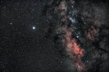 Wall Mural - jupiter and the sagittarius great star cloud