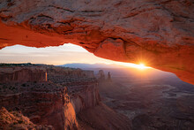 Sunrise At The Mesa Arch