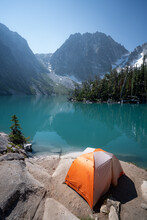 Camping At Colchuck Lake In The Enchantments
