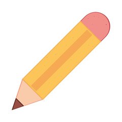 Canvas Print - pencil supply icon