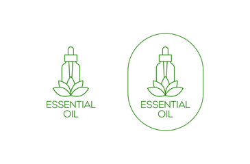 Wall Mural - essential oil icon vector illustration