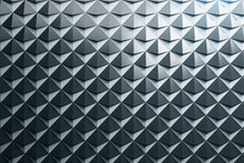 Abstract Gray Triangular Background. Technology And Geometry Concept. 3D Rendering.