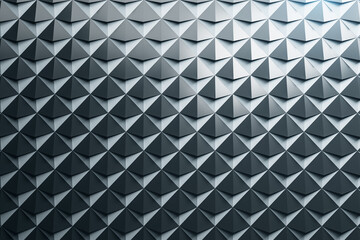 Poster - Abstract gray triangular background. Technology and geometry concept. 3D Rendering.