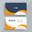Business card design template, visiting card