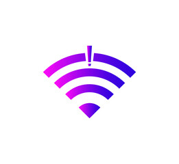 no wi-fi connection icon, no Wireless network sign symbol