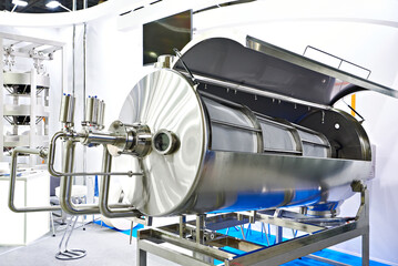 Industrial equipment for production of cottage cheese