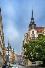 Street in Prague, Czech republic