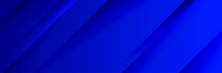 Poster - Modern blue abstract background banner. modern Geometric line blue abstract banner design background